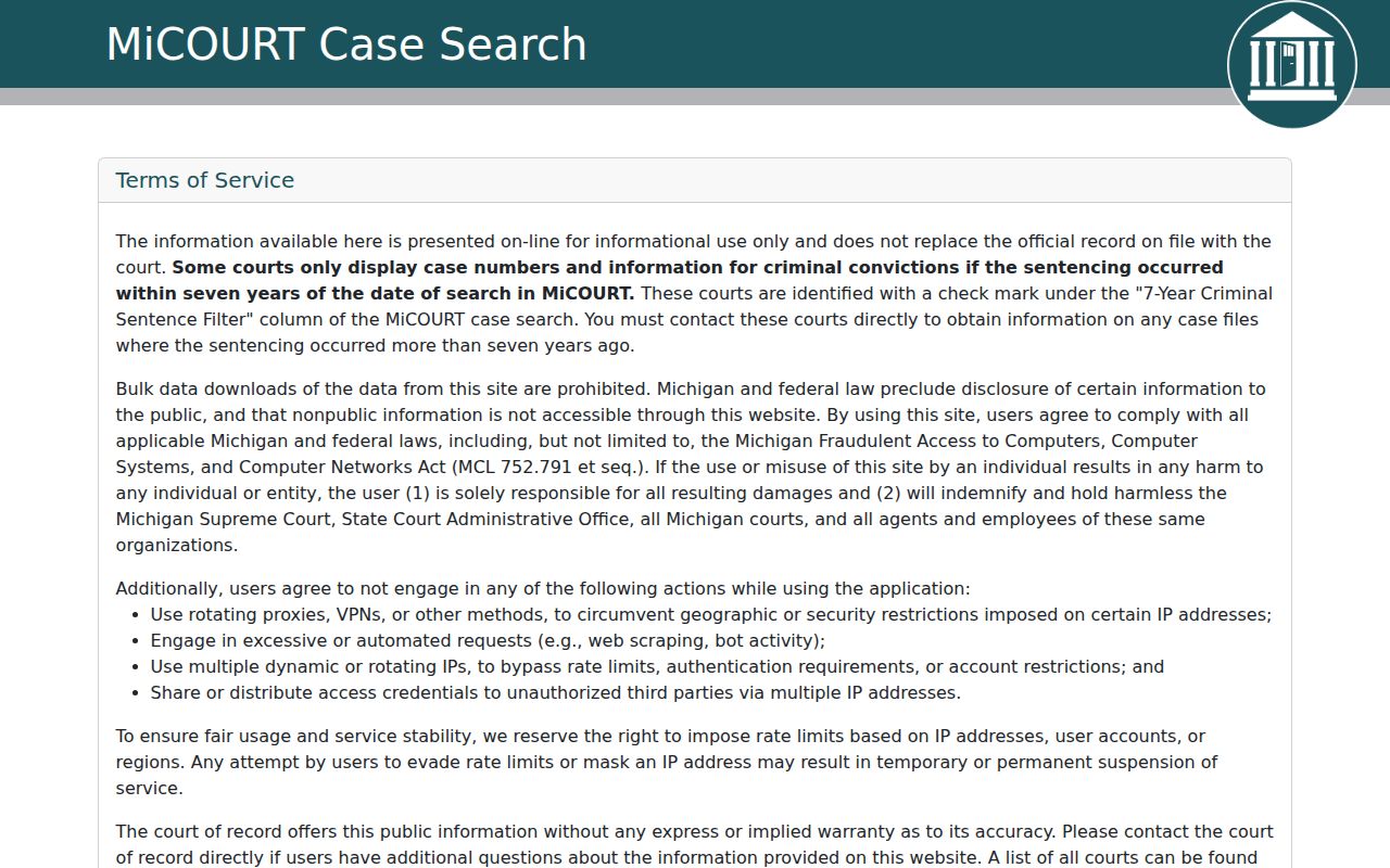 Hamburg Township residents directory MiCOURT case search